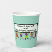 Respect Yourself Paper Cup 紙コップ (裏面)