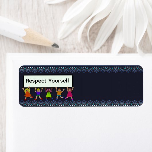 Respect Yourself Return Address Label ラベル (インサイチュ)