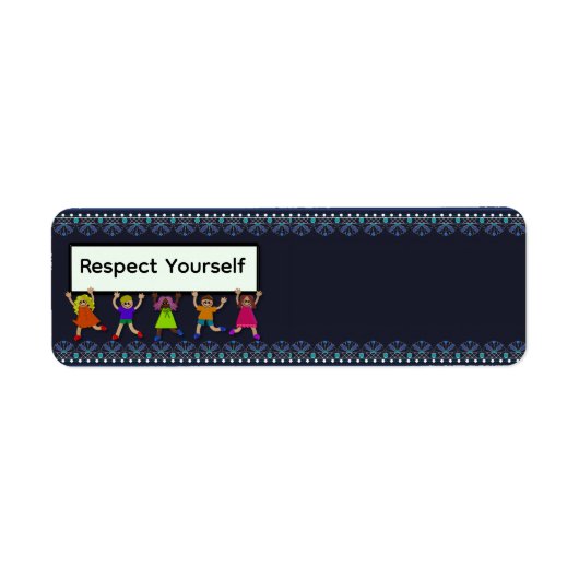 Respect Yourself Return Address Label ラベル (正面)