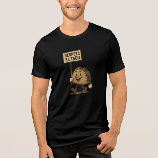 Respeta el Taco、Respect the Taco トライブレンドTシャツ (正面)