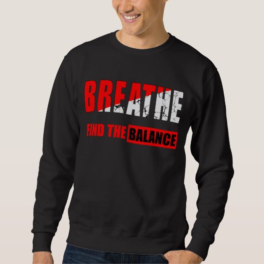 Respira y encuentra el equilibrio Camiseta スウェットシャツ (正面)