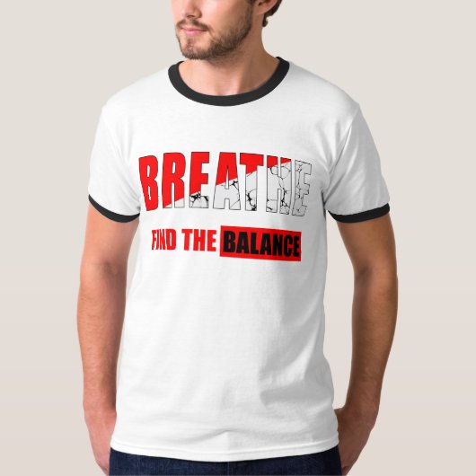 Respira y encuentra el equilibrio Camiseta Tシャツ (正面)