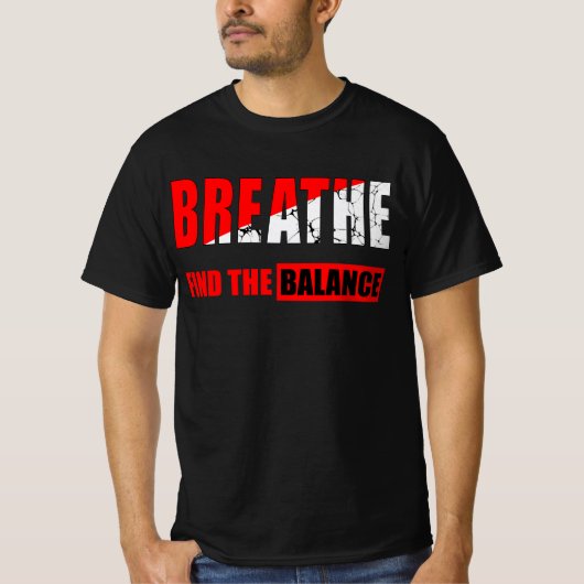 Respira y encuentra el equilibrio Camiseta Tシャツ (正面)