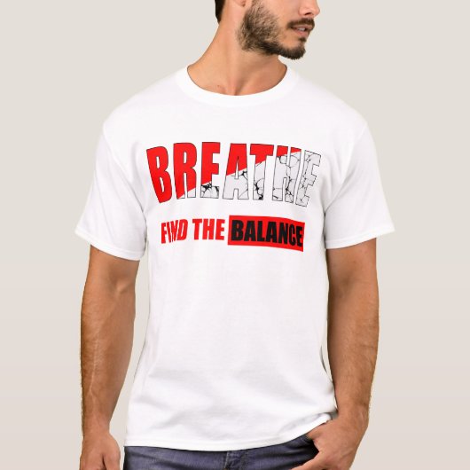 Respira y encuentra el equilibrio Camiseta Tシャツ (正面)