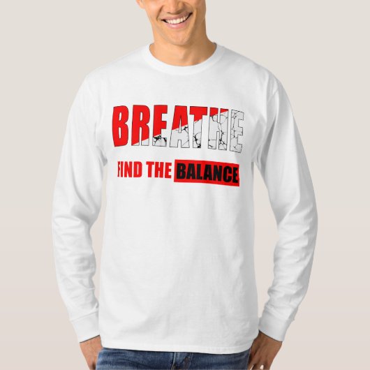 Respira y encuentra el equilibrio Camiseta Tシャツ (正面)