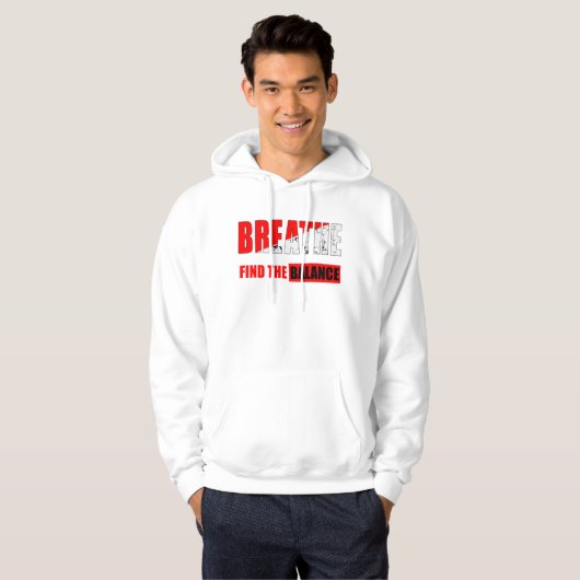 Respira y encuentra el equilibrio sudadera パーカ (正面フル)
