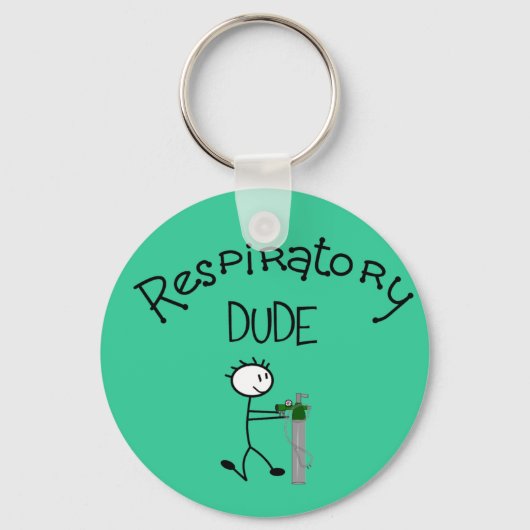 Respiratory DUDE T-Shirts & Gifs キーホルダー (正面)