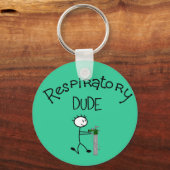 Respiratory DUDE T-Shirts & Gifs キーホルダー (正面)