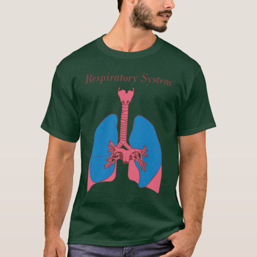 Respiratory system tシャツ (正面)