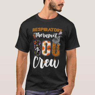 Respiratory Therapist Boo Crew Ghost Therapy Hallo Tシャツ