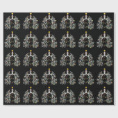 Respiratory Therapist Christmas Lung RT Nurse Crew ラッピングペーパー (フラット)