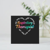 Respiratory Therapist Respiratory Therapist Heart 招待状 (スタンド正面)