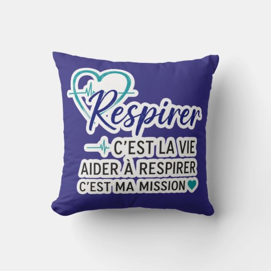 Respirer, c’est la vie ❤️ | Hommage aux inh. クッション (正面)