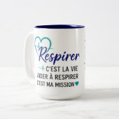 Respirer, c’est la vie ❤️ | Hommage aux inh. ツートーンマグカップ (正面左)