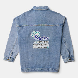 Respirer, c’est la vie ❤️ | Hommage aux inh. デニムジャケット