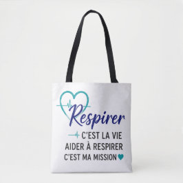 Respirer, c’est la vie ❤️ | Hommage aux inh. トートバッグ