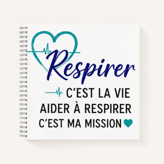 Respirer, c’est la vie ❤️ | Hommage aux inh. ノートブック (正面)