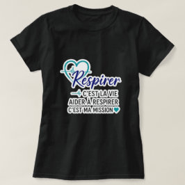 Respirer, c’est la vie ❤️ | Hommage aux inh. Tシャツ