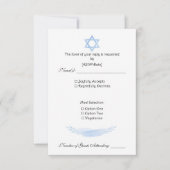 Response Card 出欠カード (正面)