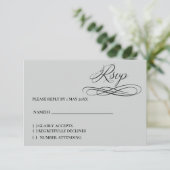 Response Card 出欠カード (スタンド正面)