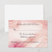 Response Card 出欠カード (正面/裏面)