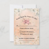 Response Card 出欠カード (正面)