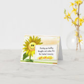 REST リラックス RECOVER-GET WELL SOONカード カード (黄色い花)