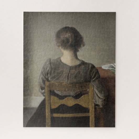 Rest by Vilhelm Hammershoi ジグソーパズル (縦)