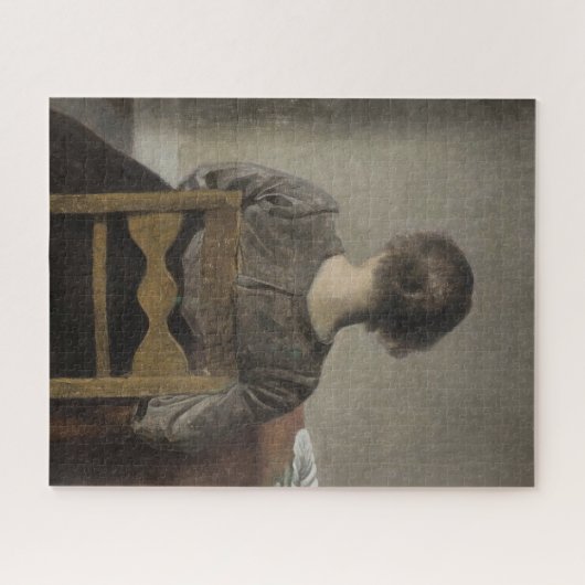 Rest by Vilhelm Hammershoi ジグソーパズル (横)