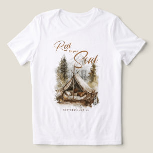 Rest For Your Soul Christian Boho Women's Shirt トライブレンドTシャツ