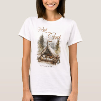 Rest For Your Soul Christian Boho Women's Shirt Tシャツ