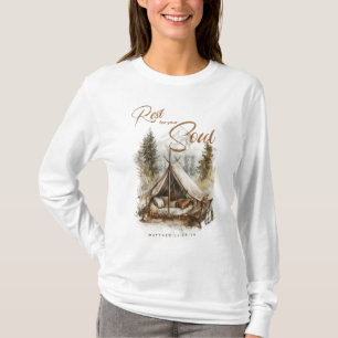 Rest For Your Soul Christian Boho Women's Shirt Tシャツ