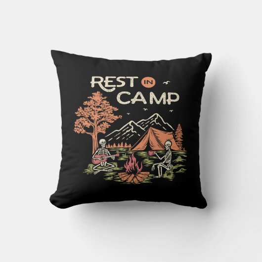 Rest in Camp クッション (正面)