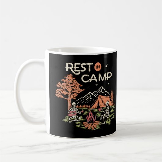Rest in Camp コーヒーマグカップ (左)
