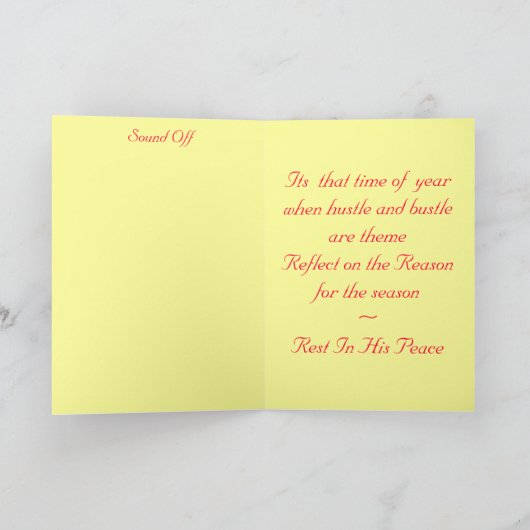 Rest In His Peace シーズンカード (内部)