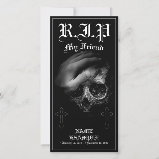 Rest in Peace私の友人 (正面)