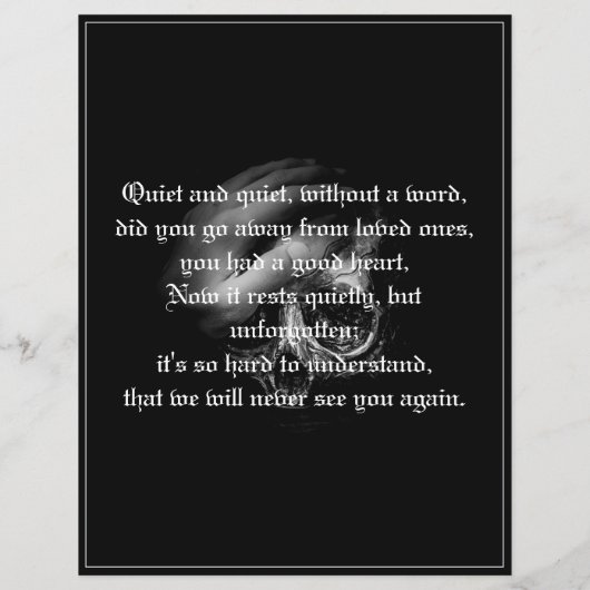 Rest in Peace私の友人 (裏面)