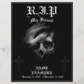Rest in Peace私の友人 (正面)