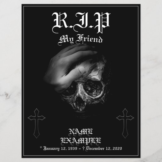 Rest in Peace私の友人 (正面)