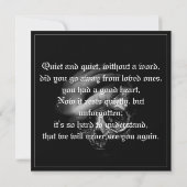 Rest in Peace私の友人 (裏面)