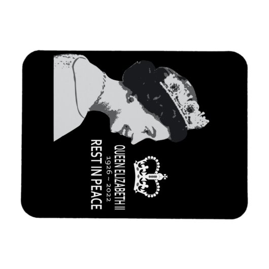 Rest In Peace Elizabeth マグネット (横)