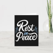 Rest In Peace Humor And Motivation To Keep Pushing カード (正面)