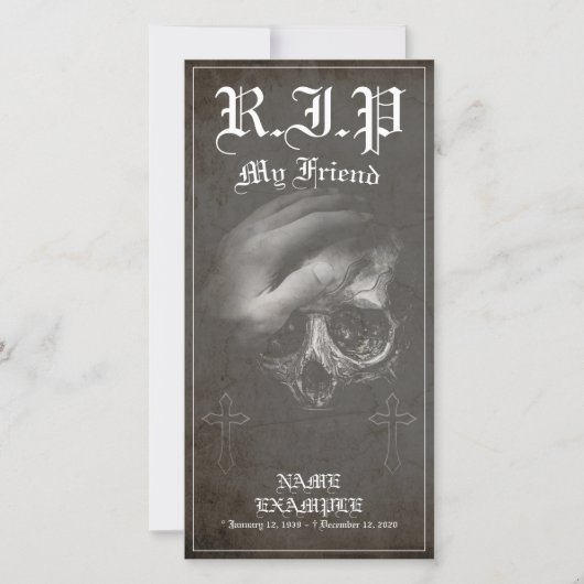 Rest in Peace my Friend -ヴィンテージ (正面)