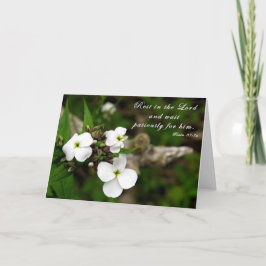 "Rest in the Lord" -聖なる書物、 経典カード カード
