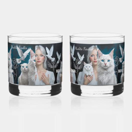 Rest in the Lord. (Psalm 37:7) ウイスキーグラス (右)