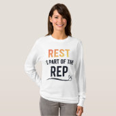 Rest Is Part of the Rep – Fox Tail Edition Tシャツ (正面フル)