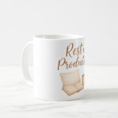 Rest is Productive  コーヒーマグカップ (正面左)