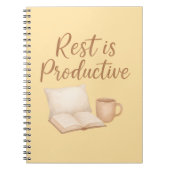 Rest is Productive  ノートブック (正面)