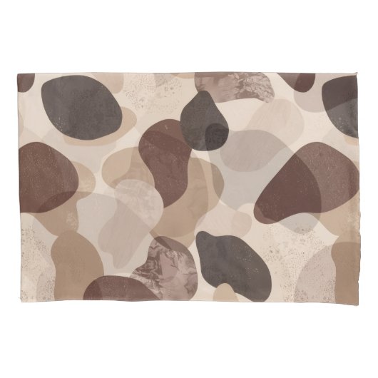 Rest Is Productive Blanket | Cozy Neutral Self-Car 枕カバー (正面)