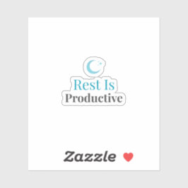 Rest Is Productive – Minimal Aesthetic Sticker シール